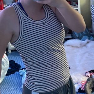 American Eagle soft and sexy striped tank top